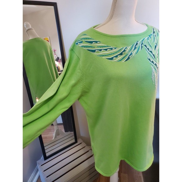 Bob Mackie Vintage Sweater with Fringe - Picture 4 of 7